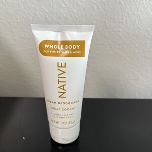 NATIVE Sugar Cookie Whole Body Cream Deodorant Limited Edition 3 oz SOLD OUT